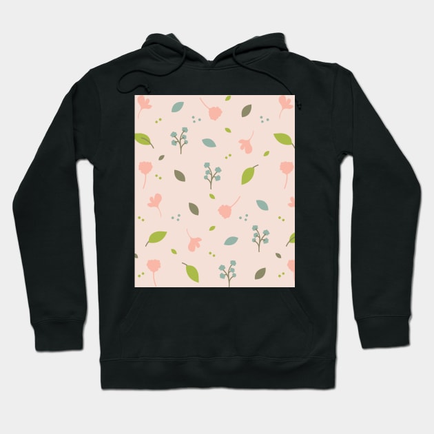 Flowers and leaves Hoodie by SkyisBright